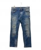 DOLCE & GABBANAドルチェ＆ガッバーナ）の古着「ダメージデニムパンツ」｜インディゴ