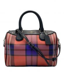 COACH（コーチ）の古着「2WAYバッグ」｜レッド