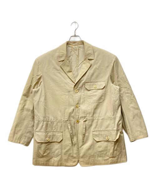 Yohji Yamamoto pour homme（ヨウジヤマモト プールオム）Yohji Yamamoto pour homme (ヨウジヤマモト プールオム) アーカイブ ドローストリングジャケット ベージュ サイズ:Mの古着・服飾アイテム