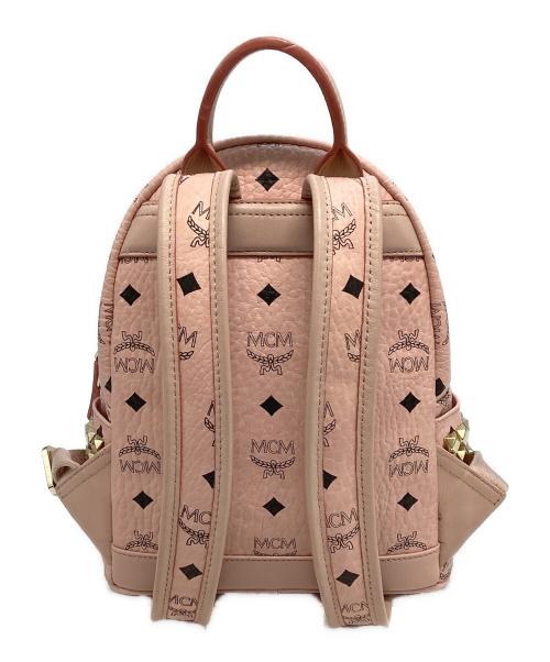 MCM（エムシーエム）MCM (エムシーエム) Stark Mini リュック ピンクの古着・服飾アイテム