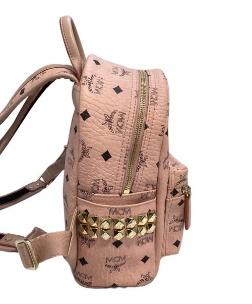 MCM（エムシーエム）MCM (エムシーエム) Stark Mini リュック ピンクの古着・服飾アイテム