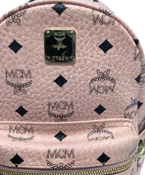 MCM（エムシーエム）MCM (エムシーエム) Stark Mini リュック ピンクの古着・服飾アイテム