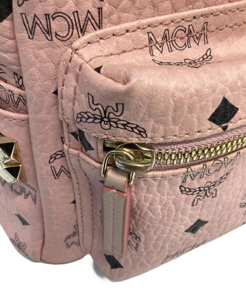 MCM（エムシーエム）MCM (エムシーエム) Stark Mini リュック ピンクの古着・服飾アイテム