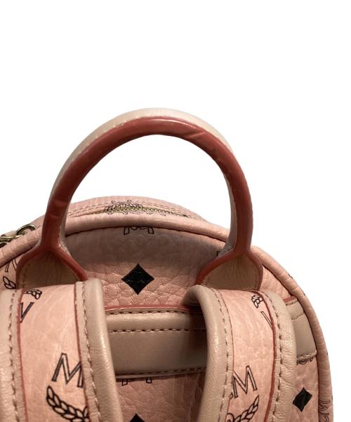 MCM（エムシーエム）MCM (エムシーエム) Stark Mini リュック ピンクの古着・服飾アイテム