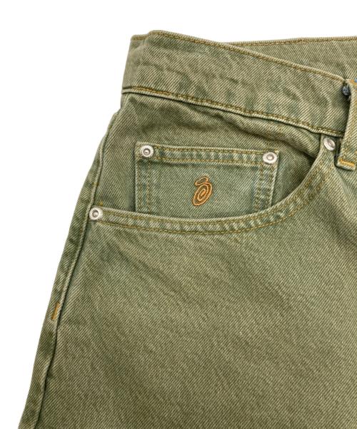 stussy（ステューシー）stussy (ステューシー) BIG OL' JEAN DENIM グリーン サイズ:36の古着・服飾アイテム