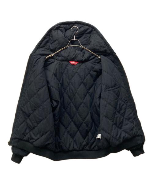 SUPREME（シュプリーム）Supreme (シュプリーム) REFLECTIVE STRIPE HOODED WORK JACKET ブラック サイズ:XLの古着・服飾アイテム