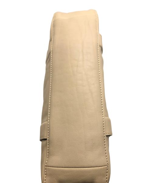 LONGCHAMP（ロンシャン）LONGCHAMP (ロンシャン) 3D レザー2WAYバッグ ベージュの古着・服飾アイテム