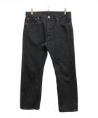 LEVI'Sリーバイス）の古着「501セルビッジデニムパンツ」｜ブラック