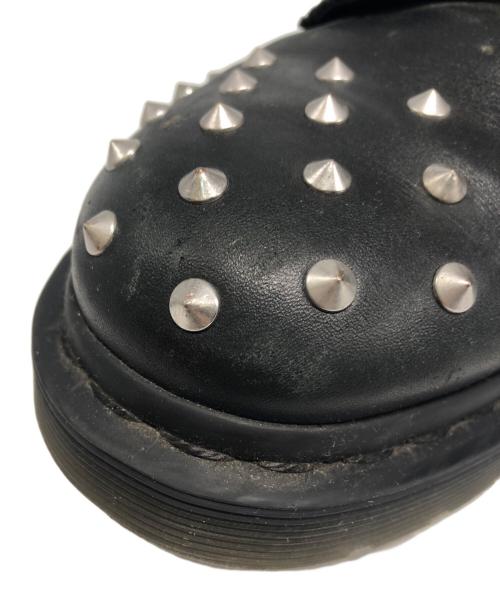 Dr.Martens（ドクターマーチン）Dr.Martens (ドクターマーチン) スタッズ8ホールブーツ ブラック サイズ:UK5の古着・服飾アイテム