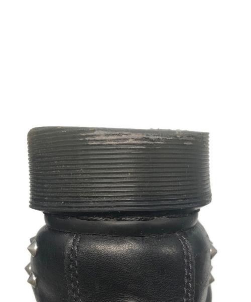 Dr.Martens（ドクターマーチン）Dr.Martens (ドクターマーチン) スタッズ8ホールブーツ ブラック サイズ:UK5の古着・服飾アイテム