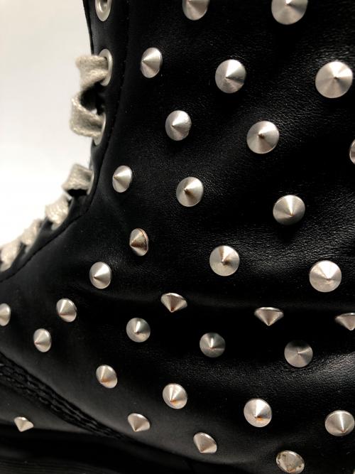 Dr.Martens（ドクターマーチン）Dr.Martens (ドクターマーチン) スタッズ8ホールブーツ ブラック サイズ:UK5の古着・服飾アイテム