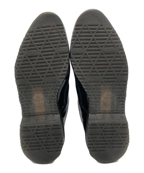 GEORGE COX（ジョージコックス）GEORGE COX (ジョージコックス) maturely (マチュアリー) モンクストラップエナメルシューズ ブラック サイズ:4 1/2の古着・服飾アイテム