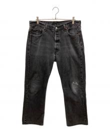 LEVI'S（リーバイス）の古着「後染め501ブラックデニムパンツ」｜ブラック