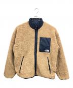 THE NORTH FACEザ ノース フェイス）の古着「リバーシブルエクストリームパイルフリースジャケット」｜ブラウン×ネイビー