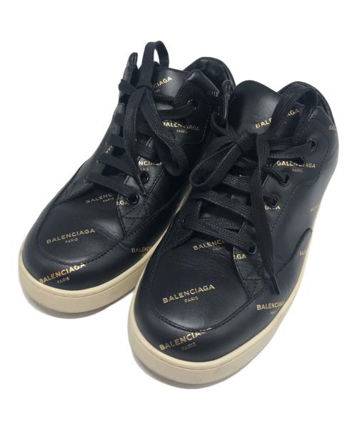 BALENCIAGA（バレンシアガ）BALENCIAGA (バレンシアガ) ロゴスニーカー ブラック サイズ:36の古着・服飾アイテム