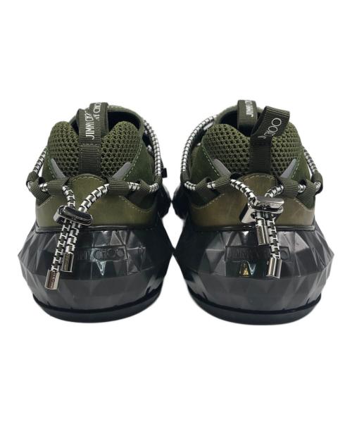 JIMMY CHOO（ジミーチュウ）JIMMY CHOO (ジミーチュウ) DIAMOND TRAIL スニーカー グリーン×ブラウン サイズ:40の古着・服飾アイテム