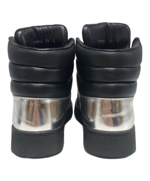 GUCCI（グッチ）GUCCI (グッチ) ハイカットスニーカー ブラック サイズ:36の古着・服飾アイテム