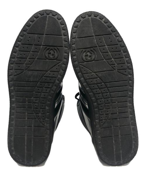 GUCCI（グッチ）GUCCI (グッチ) ハイカットスニーカー ブラック サイズ:36の古着・服飾アイテム