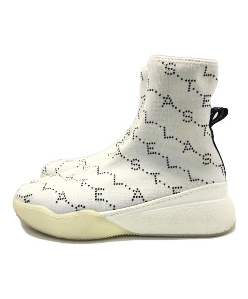 STELLA McCARTNEY（ステラマッカートニー）STELLA McCARTNEY (ステラマッカートニー) ハイカットソックススニーカー ホワイト サイズ:36の古着・服飾アイテム