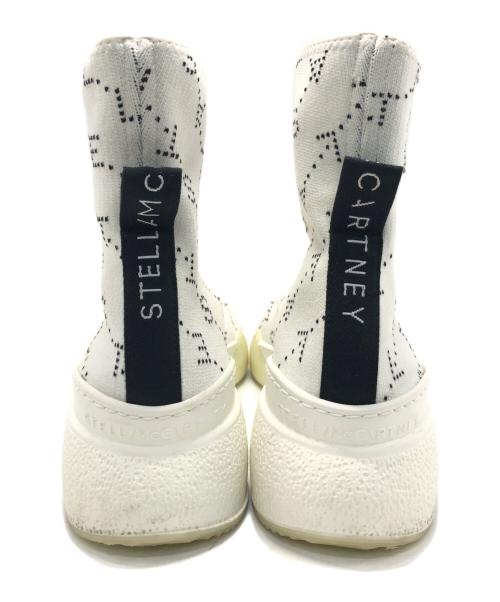 STELLA McCARTNEY（ステラマッカートニー）STELLA McCARTNEY (ステラマッカートニー) ハイカットソックススニーカー ホワイト サイズ:36の古着・服飾アイテム