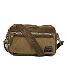 PORTER（ポーター）の古着「HEAT TYPE-C ショルダーバッグ」｜ブラウン