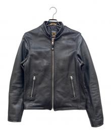 Schott（ショット）の古着「ニューネイキッドシングルライダースジャケット」｜ブラック