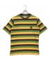 stussy（ステューシー）の古着「ボーダーTシャツ」｜ブラック×イエロー