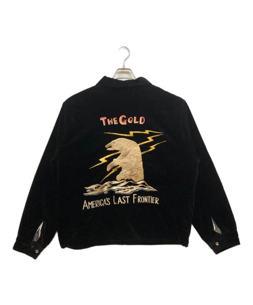 gold（ゴールド）GOLD (ゴールド) VELVETEEN ALASKA JACKET ブラック サイズ:Lの古着・服飾アイテム