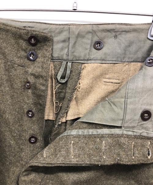 British Army（ブリティッシュアーミー）British Army (ブリティッシュアーミー) ウールカーゴパンツ カーキ サイズ:48　1/2の古着・服飾アイテム