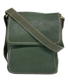 土屋鞄（ツチヤカバン）の古着「トーンオイルヌメショルダーバッグ」｜グリーン