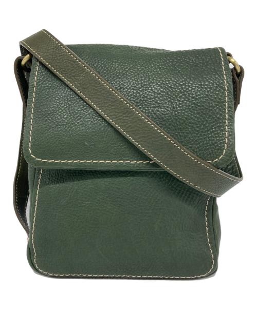 土屋鞄（ツチヤカバン）土屋鞄 (ツチヤカバン) トーンオイルヌメショルダーバッグ グリーンの古着・服飾アイテム