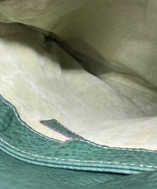 土屋鞄（ツチヤカバン）土屋鞄 (ツチヤカバン) トーンオイルヌメショルダーバッグ グリーンの古着・服飾アイテム