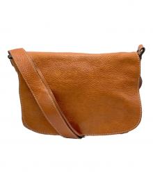 土屋鞄（ツチヤカバン）の古着「トーンオイルヌメメッセンジャーバッグ」｜ブラウン