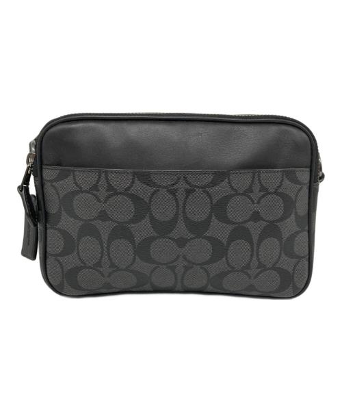 COACH（コーチ）COACH (コーチ) ショルダーバッグ ブラック×グレーの古着・服飾アイテム