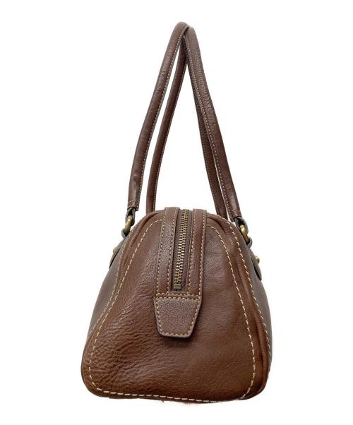 土屋鞄（ツチヤカバン）土屋鞄 (ツチヤカバン) トーンオイルヌメアンティックミニボストンバッグ ブラウンの古着・服飾アイテム
