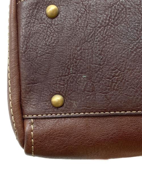 土屋鞄（ツチヤカバン）土屋鞄 (ツチヤカバン) トーンオイルヌメアンティックミニボストンバッグ ブラウンの古着・服飾アイテム