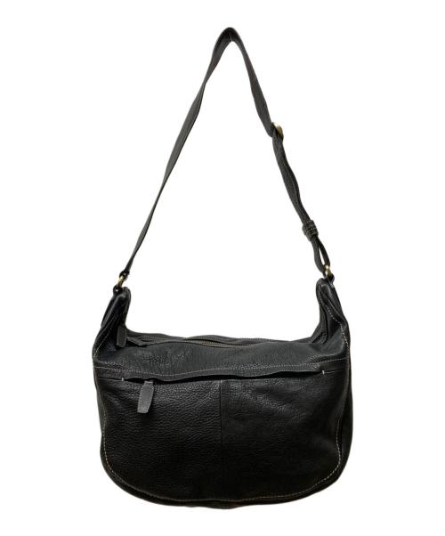 土屋鞄（ツチヤカバン）土屋鞄 (ツチヤカバン) トーンオイルヌメショルダーバッグ ブラックの古着・服飾アイテム