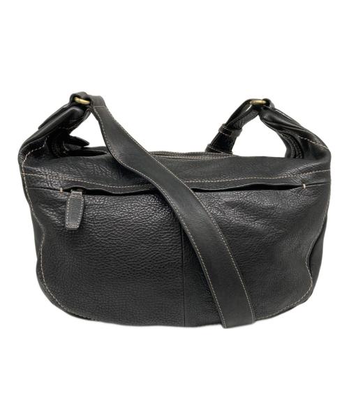 土屋鞄（ツチヤカバン）土屋鞄 (ツチヤカバン) トーンオイルヌメショルダーバッグ ブラックの古着・服飾アイテム