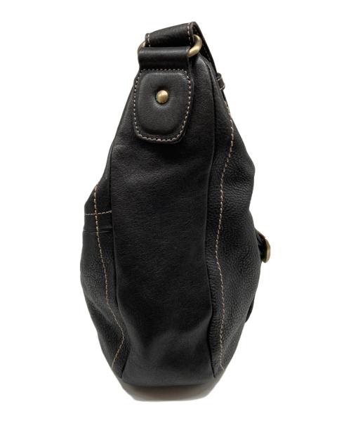 土屋鞄（ツチヤカバン）土屋鞄 (ツチヤカバン) トーンオイルヌメショルダーバッグ ブラックの古着・服飾アイテム