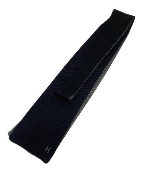 HERMES（エルメス）HERMES (エルメス) キャトルタン ブラック×グレー サイズ:記載無しの古着・服飾アイテム