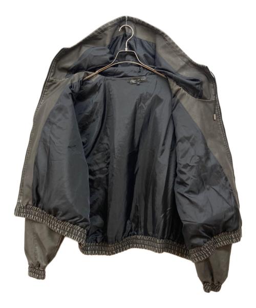 dig your own grave（デグヨアオウングレイブ）dig your own grave (デグヨアオウングレイブ) LEATHER ZIP HOODY グレー サイズ:2の古着・服飾アイテム