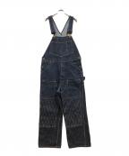 Trophy Clothingトロフィークロージング）の古着「1603W ダブルニーオーバーオール」｜インディゴ