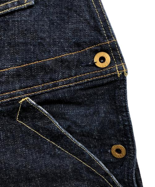 Trophy Clothing（トロフィークロージング）TROPHY CLOTHING (トロフィークロージング) 1603W ダブルニーオーバーオール インディゴ サイズ:34の古着・服飾アイテム