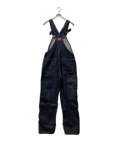EVISU（エヴィス）EVISU (エヴィス) ダブルニーオーバーオール インディゴ サイズ:32の古着・服飾アイテム