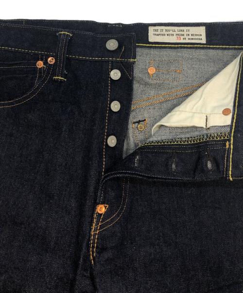 BONCOURA（ボンクラ）BONCOURA (ボンクラ) CINCH BACK SHRINK TO FIT インディゴ サイズ:33の古着・服飾アイテム