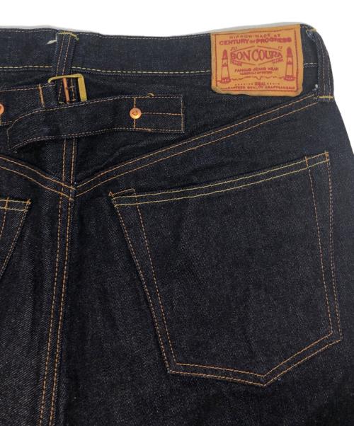 BONCOURA（ボンクラ）BONCOURA (ボンクラ) CINCH BACK SHRINK TO FIT インディゴ サイズ:33の古着・服飾アイテム