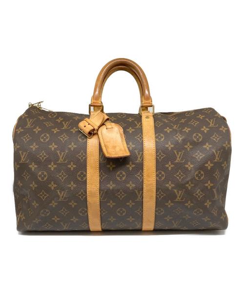 LOUIS VUITTON（ルイ ヴィトン）LOUIS VUITTON (ルイ ヴィトン) モノグラム キーポル45 ブラウンの古着・服飾アイテム