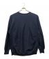 BUZZ RICKSON'S (バズリクソンズ) HORIZONTAL KNITTING SWEAT SHIRTS ネイビー×イエロー サイズ:XXL：10000円