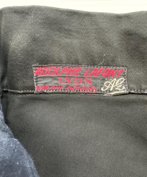 Adolphe Lafont（アドルフラフォン）Adolphe Lafont (アドルフラフォン) ブラックモールスキンパンツ ブラック サイズ:未記入の古着・服飾アイテム