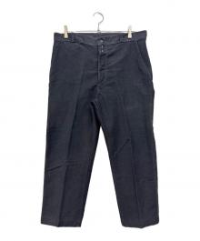 Le Favori（ル ファヴォリ）の古着「ブラックモールスキンパンツ」｜ブラック